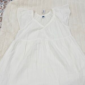 Old Navy Ivory Textured Blouse